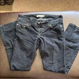 Corduroy Women’s Navy Pants, Size 4